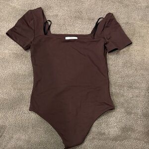 Babaton brown bodysuit size S